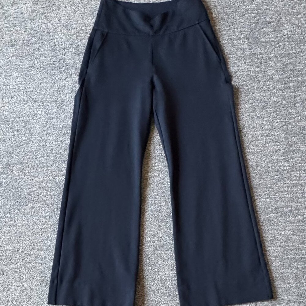 CAbi Dark Navy Blue High Rise Wide Leg Trouser - Size 6 - #3920R - Picture 2 of 12